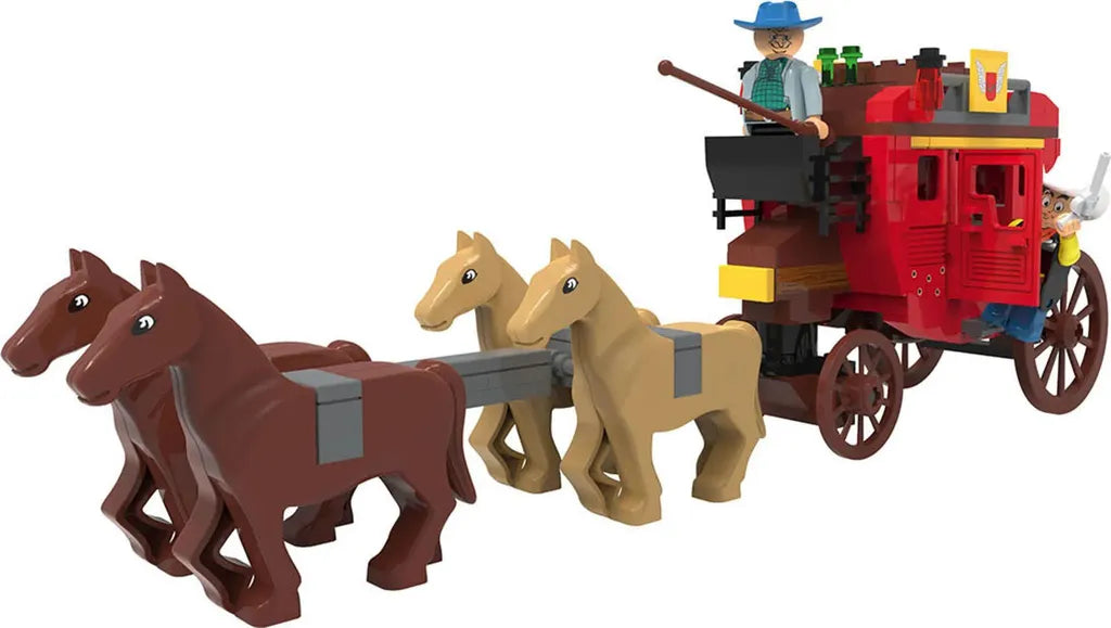 Lucky luck stagecoach 239 pieces building blocks