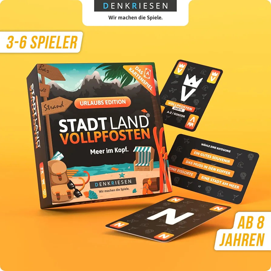 DENKRIESEN - Stadt Land Vollpfosten® - The Card Game