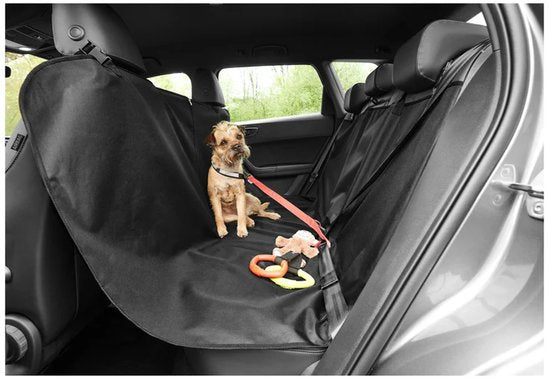 Zoofari Large Dog Car Seat Cover Black Suitable for back seat or boot 156x132cm