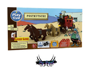 Lucky luck stagecoach 239 pieces building blocks