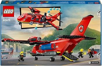 LEGO City Fire Rescue Plane Toy