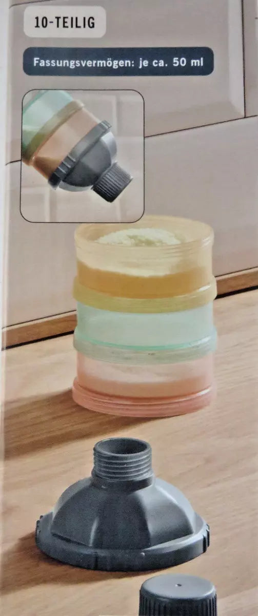 New ° LUPILU 10-piece milk powder container set